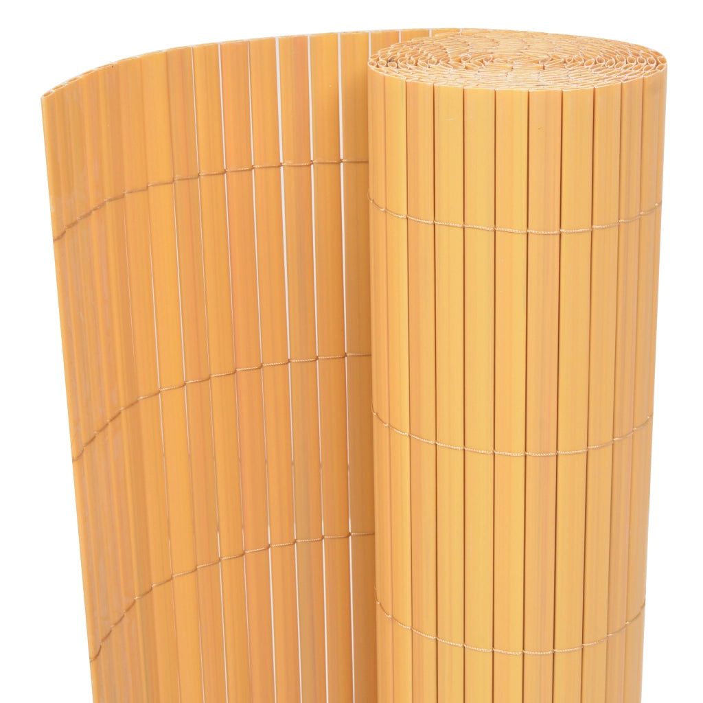 Recinzione da Giardino Doppio Lato PVC 150x300 cm Giallo