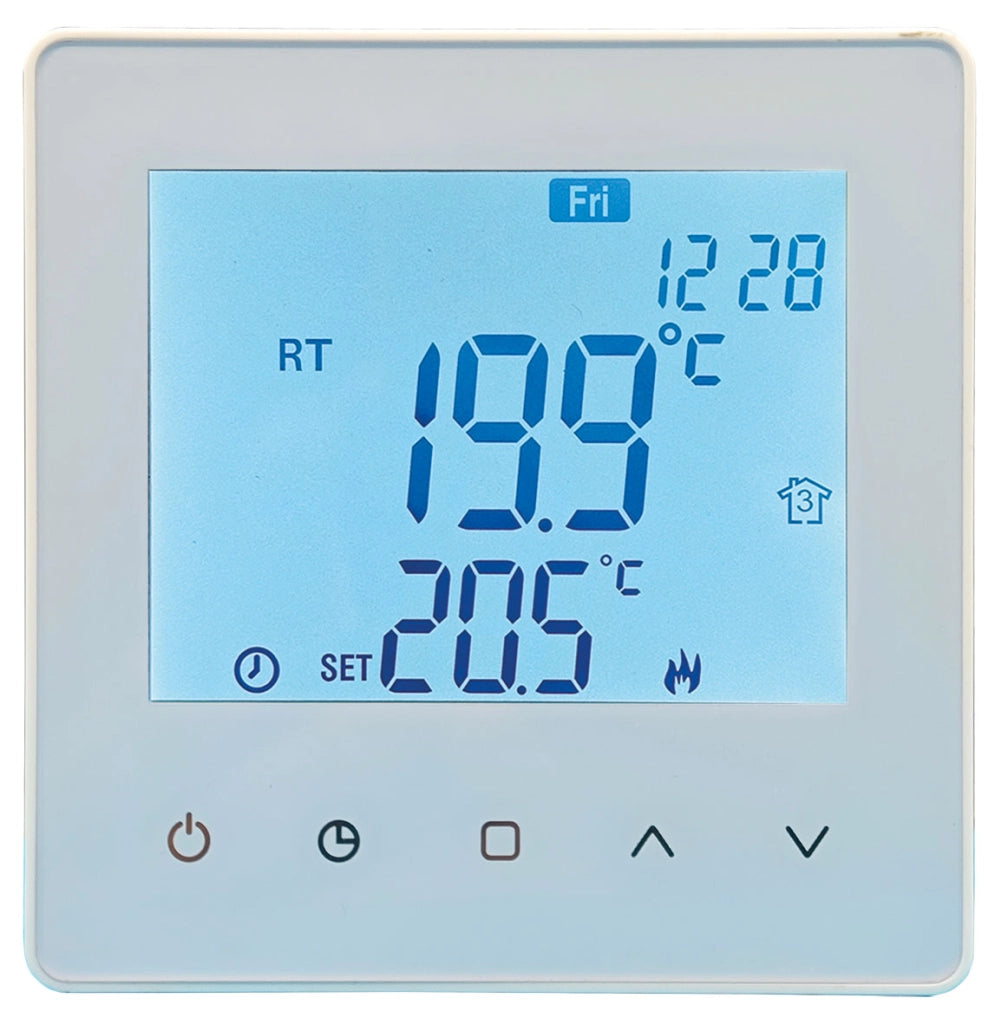Cronotermostato BRAVO digitale programmabile QUBO TOUCH