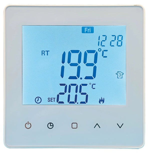 Cronotermostato BRAVO digitale programmabile QUBO TOUCH