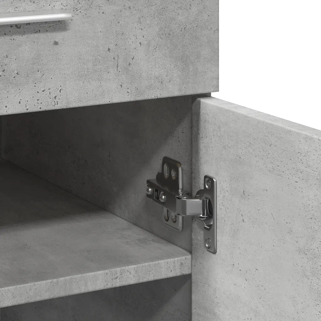 Credenza Grigio Cemento 80x42,5x93 cm in Legno Multistrato 3281472