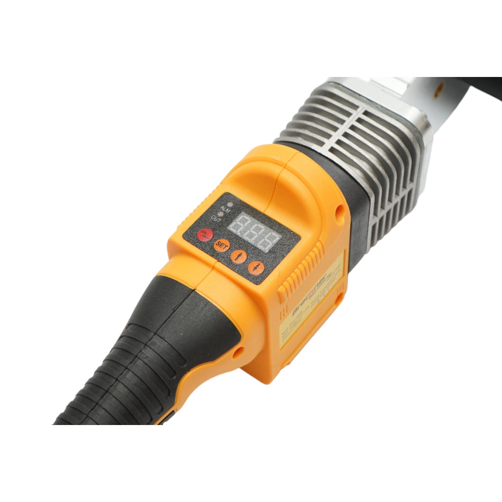 Kit saldatrice per tubi in PPR da 800W con display digitale 0-300°C, 6 ganasce 20-63mm, 3 livelle a bolla, metro a nastro, pinze da taglio. Breckner Germany