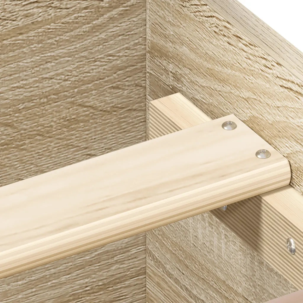 Giroletto senza Materasso Rovere Sonoma 90x200 cm in Truciolato 835927