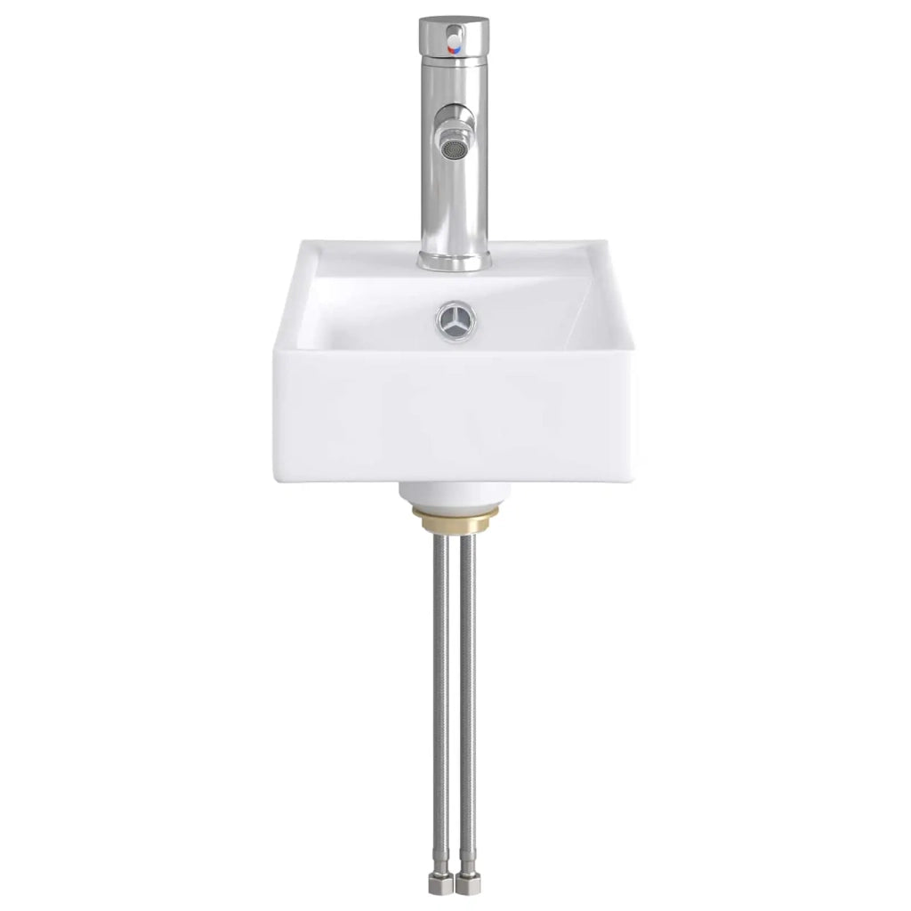 Lavabo da bagno Cromato 40,5 x 22,5 x 11,5 cm Metallo