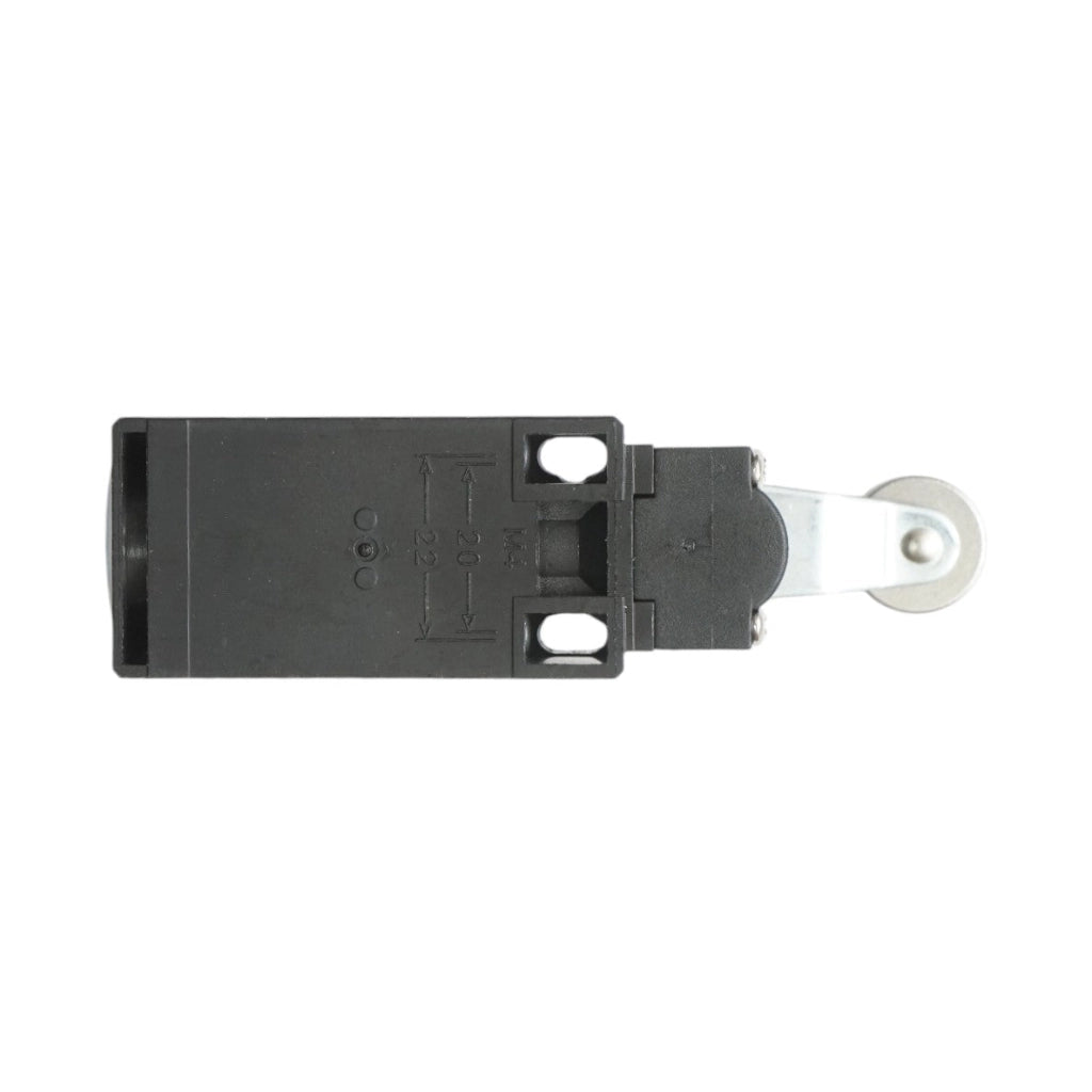 Finecorsa con attuatore a pistone e braccio corto regolabile 250V/380V, 10A IP65