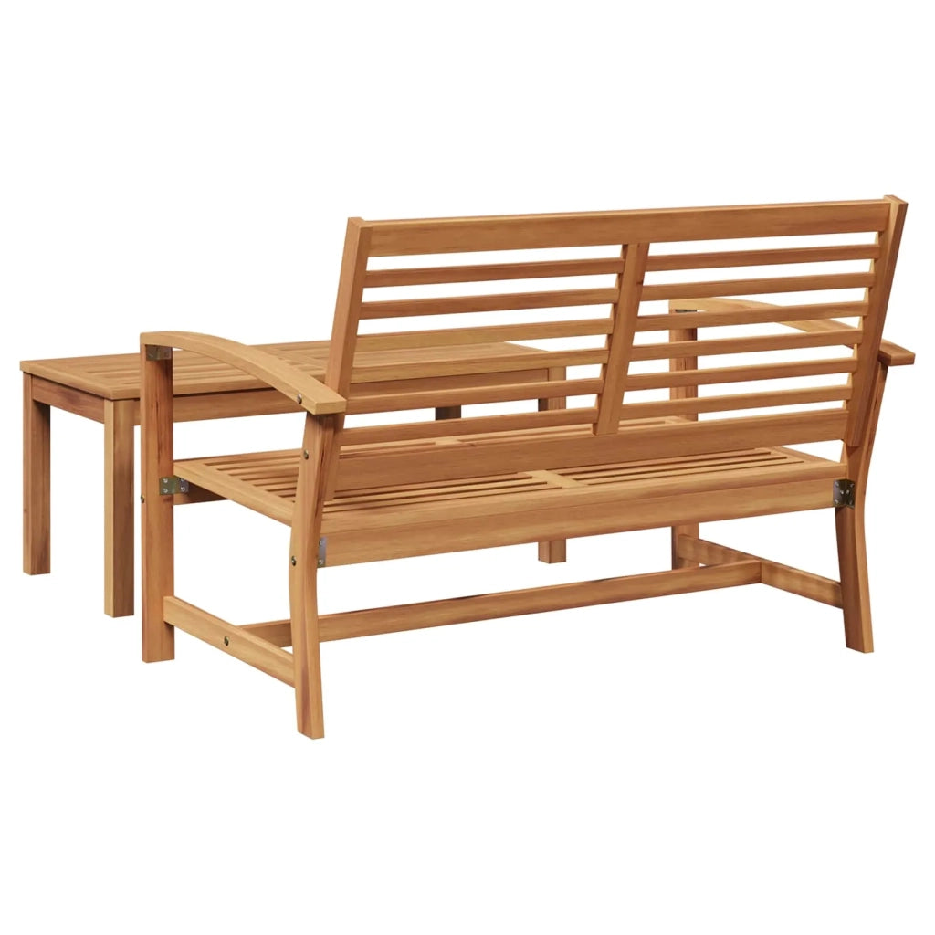 Salotto da Giardino-Set Panchina e Tavolo da Giardino 2 Pezzo Marrone