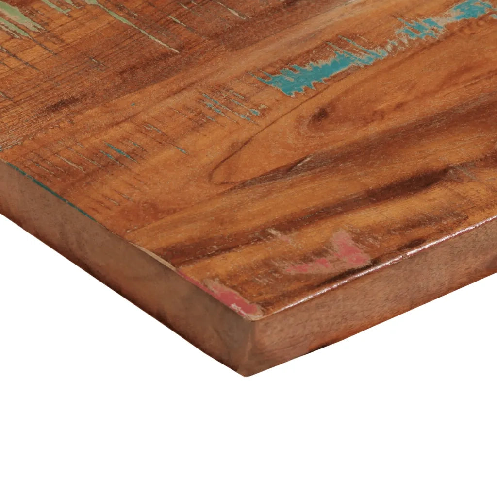 Piano Tavolo 70x30x3,8 cm Rettangolare in Massello di Recupero 371099