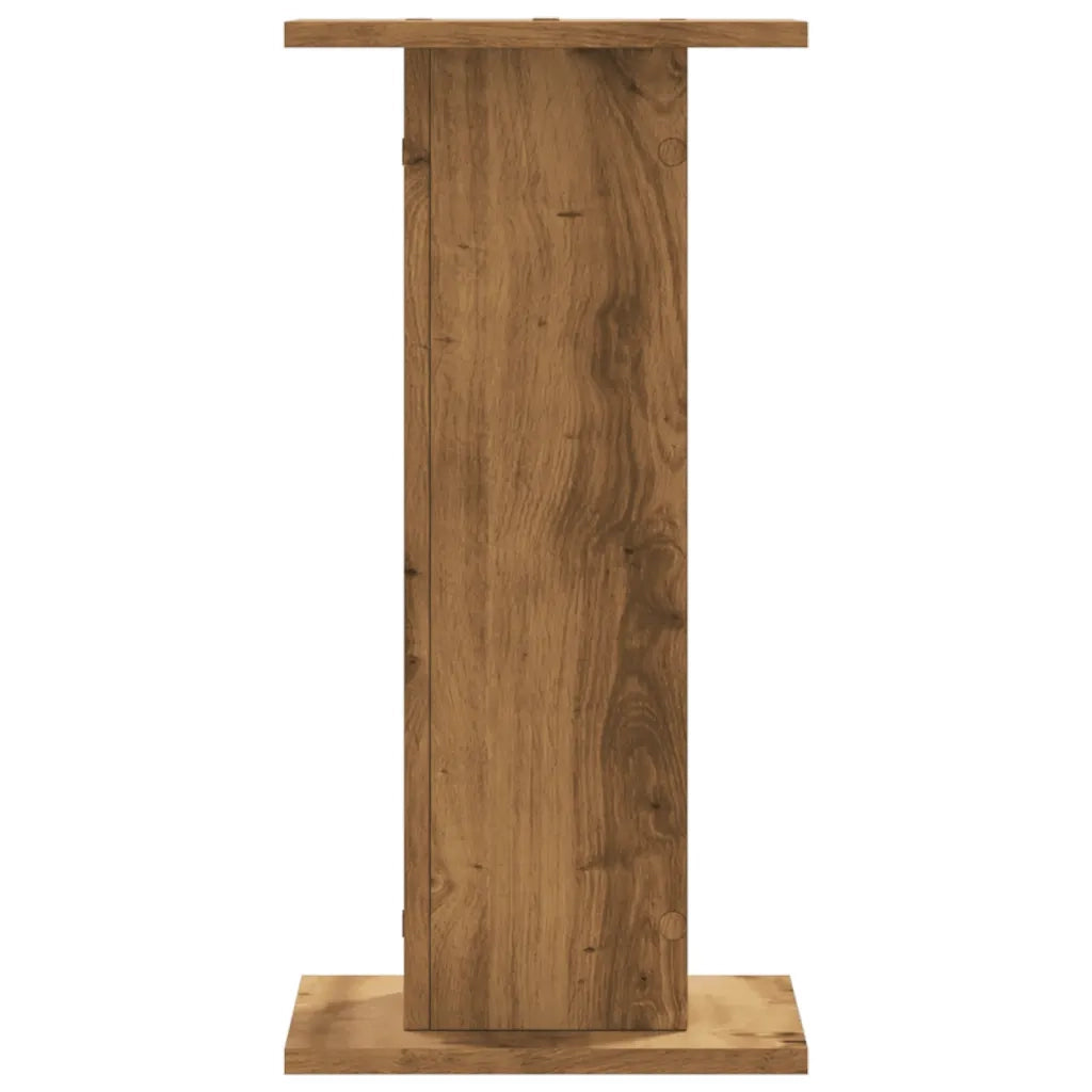 vidaXL Supporti Piante 2 pz Rovere Artigianale 30x30x60 cm Truciolato