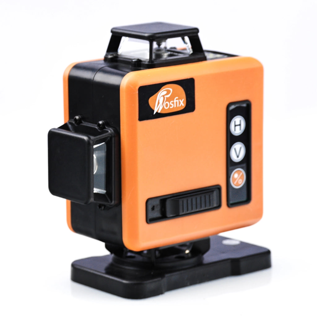 Livella Laser Rosfix Orange Tiger ROT16L-L – 16 Linee, Autolivellante, IP54 | Precisione 0,2 mm/10 m, 360°x4