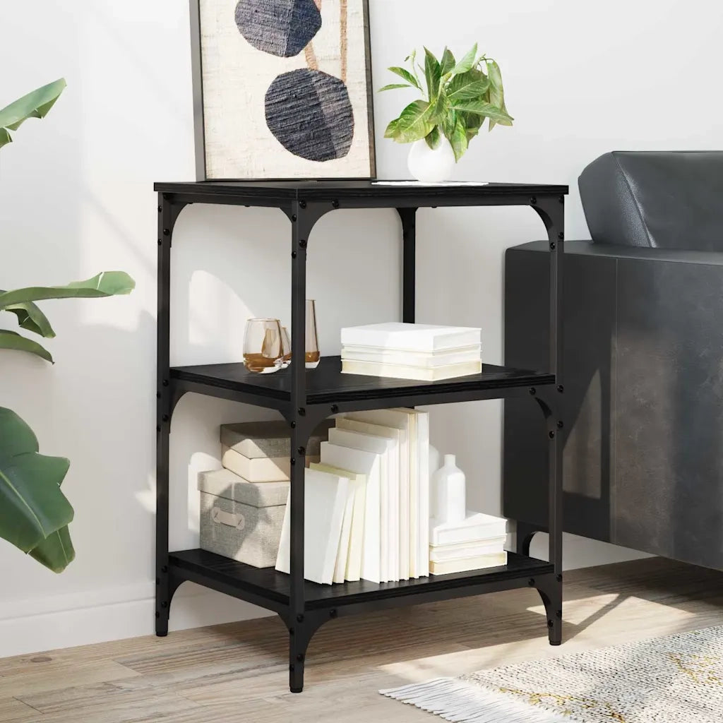 Supporto per Stampante Rovere Nero 50 x 41 x 75 cm 883000