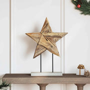 Stella di Natale Marrone 43,5 x 13,5 x 59 cm