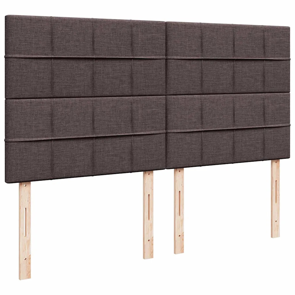 Struttura Letto Pouf con Materassi 200x200 cm in Tessuto 3313185