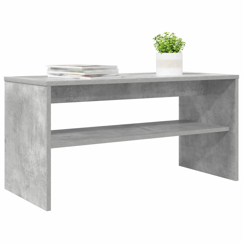 Mobile TV-Credenza per TV Grigio cemento 80 x 35 x 40 cm Legno multistrato