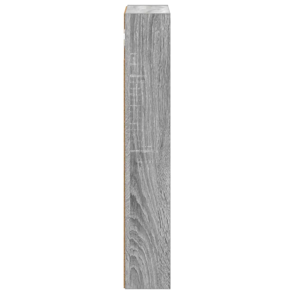 Armadio da bagno a muro Sonoma grigia 30 x 10 x 60,5 cm 889324