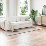 Tappeto antiscivolo in sintetica di coniglio OLITE Beige