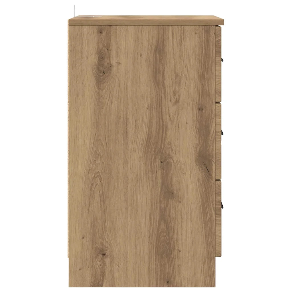 Armadio da Notte rovere artigianale 38 x 38 x 66 cm