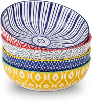 Set di Ciotole in Ceramica Premium - 55 oz - Ciotole per Insalata e Zuppa - Scatole da Servire Stacking - Resistenti al Lavastoviglie - Set di Regali - Disponibili in Diverse Colori - Magnetron.