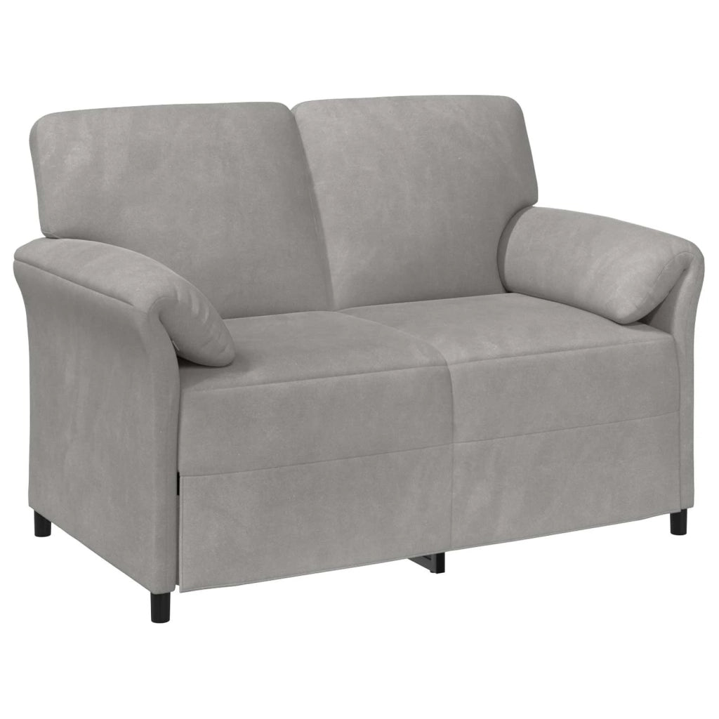 Set di divani 2 pz Grigio Chiaro Velluto 3424885