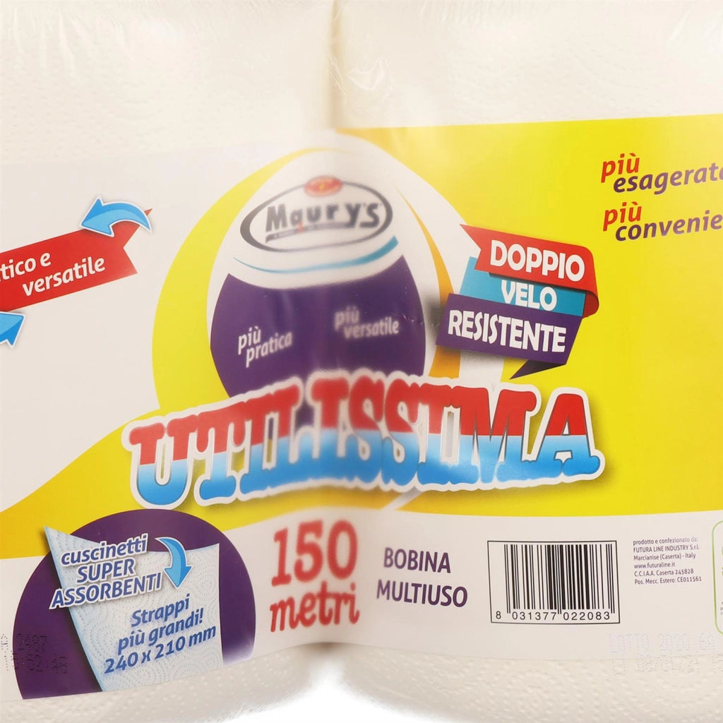 MAURY'S 4 SET DI CONFEZIONI DI BOBINE MULTIUSO UTILISSIMA 2 ROTOLI 150 METRI