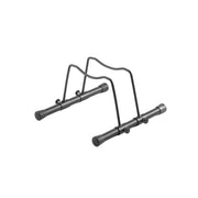 Andrys Rastrelliera Bici 1 Posto Smontabile con Tappi PVC Nero Verniciato