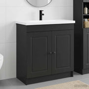 Set di mobili per il bagno Nero 78,5 x 37,5 x 81 cm 3404135