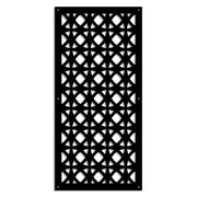 DARKSIDE - Pannello in PVC traforato - Parasole Misura: 50x150 cm, Colore: nero
