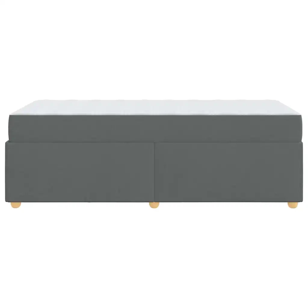 Struttura del letto Grigio scuro 90 x 200 cm Tessuto 3399329