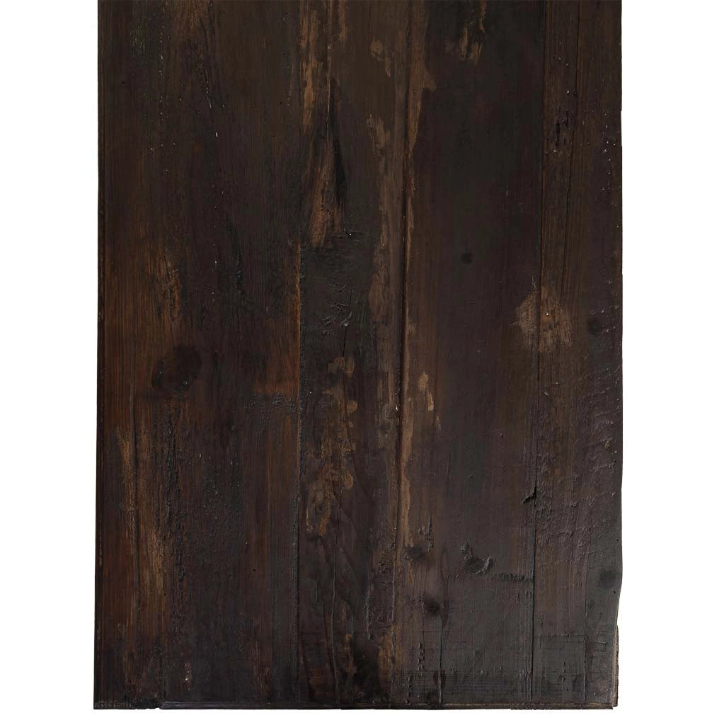 Mobile da ingresso in legno invecchiato con 3 cassetti e 1 ripiano 184,5x50x86,8