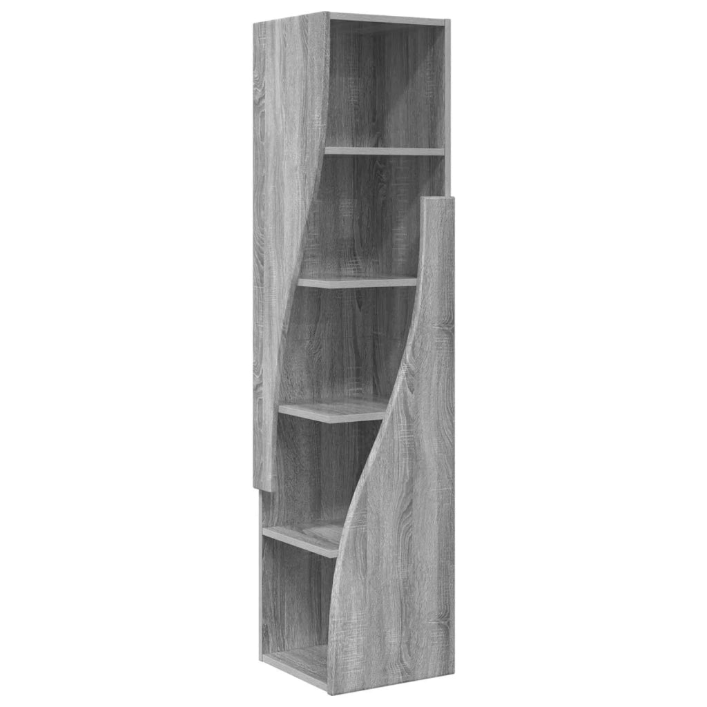 Mobile angolare 32x32x140cm Legno ingegnerizzato Grigio Sonoma 889881