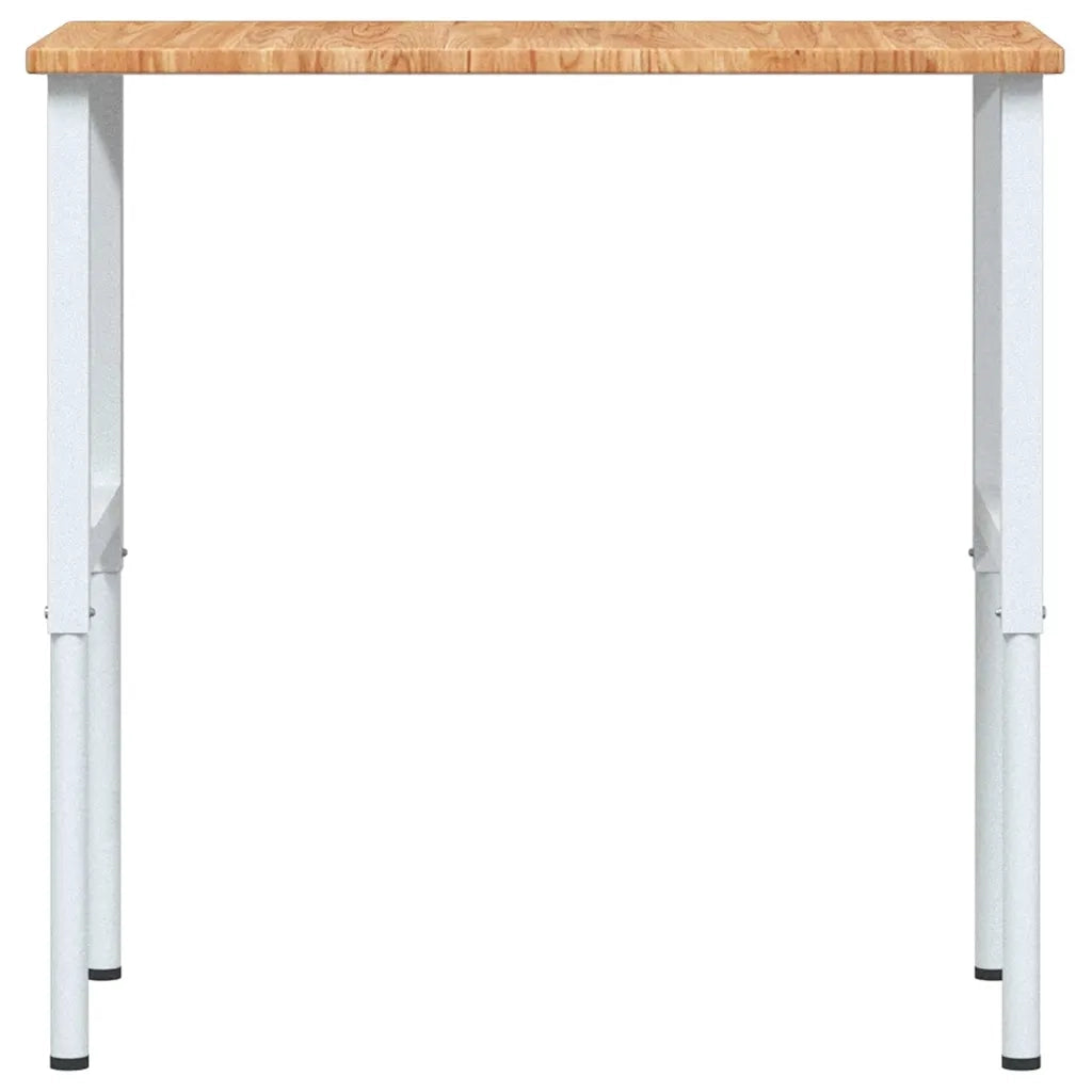 Banco Lavoro Marrone Chiaro 100x60x(71,5-98cm Legno di Rovere 3309702