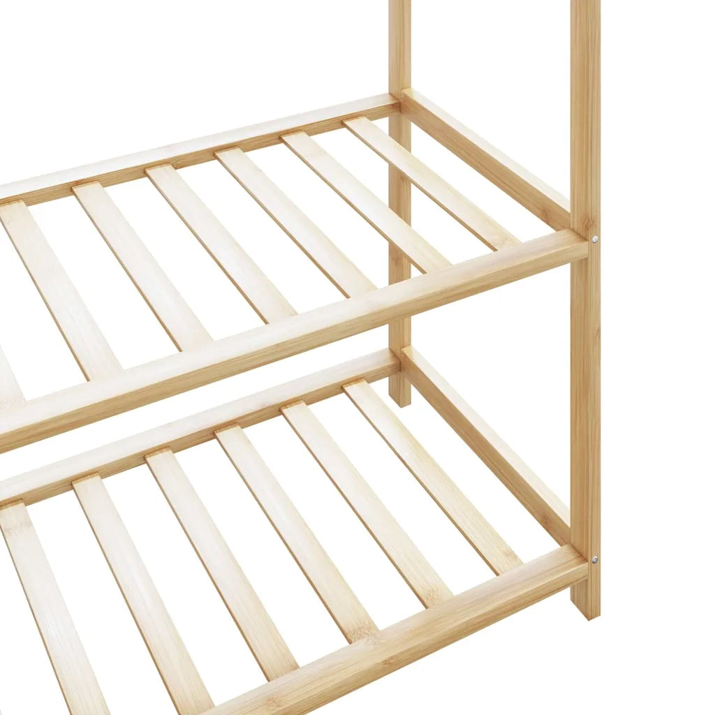 Appendiabiti con Ripiani 80x40x175 cm in Bamb¨´ CFW7175799