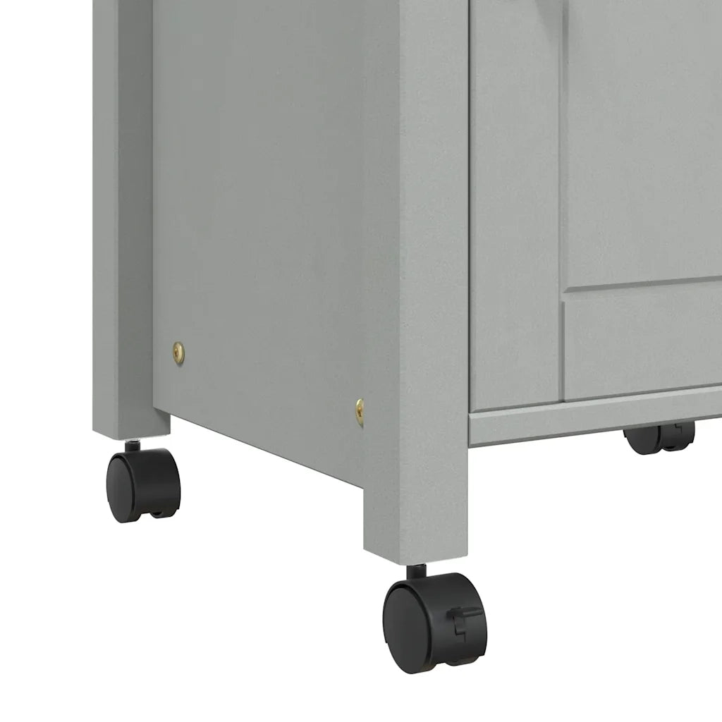 Carrello da Cucina-Scaffale per Cucina MONZA 48x40x88,5 cm in Legno Massello di Pino 966237