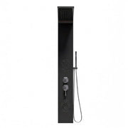 Colonna doccia pannello idromassaggio effetto cascata YH8121 RUSSIA - Nero