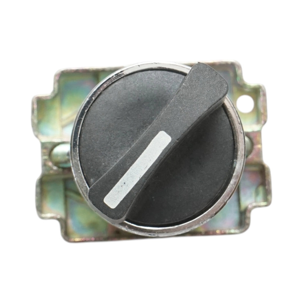 Selettore a 2 posizioni con ritorno, nero, 1NO, 400V/10A, LAY5-BD41C Breckner Germany