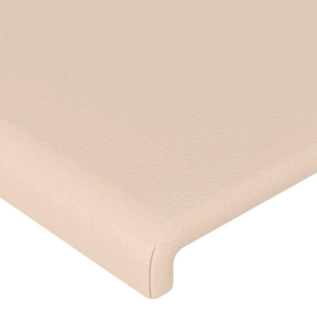 Testiera a LED Cappuccino 80x5x118/128 cm in Similpelle 3122221