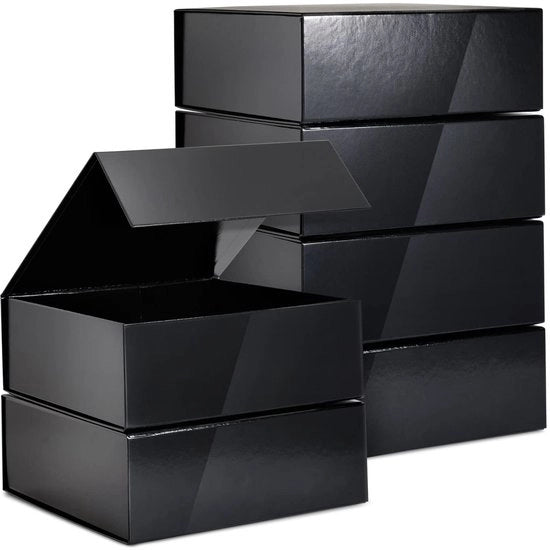 Set di Scatole per Regali con Chiusura Magnetica - Opaca - 20 x 20 x 9,5 cm - 6 pezzi