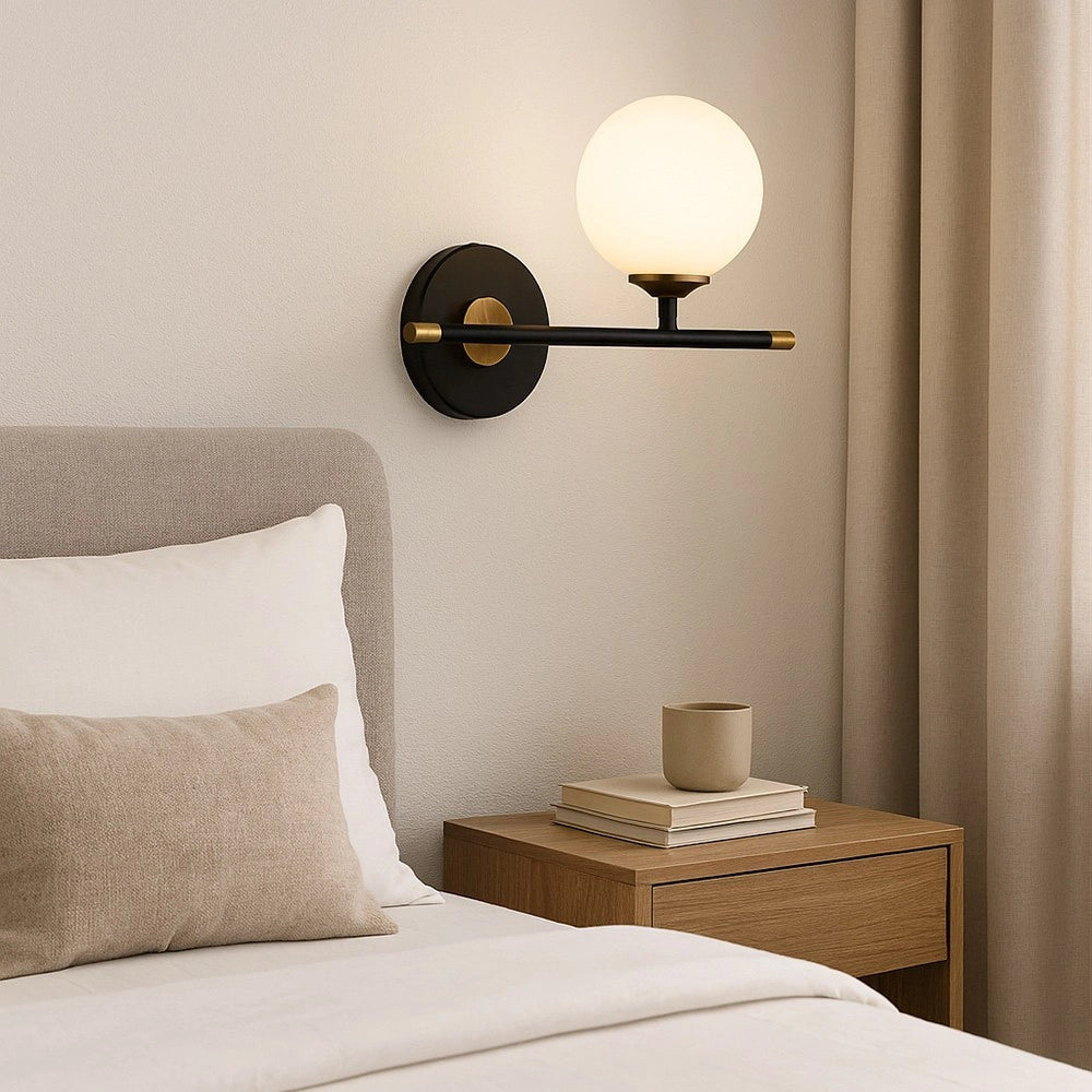 Trade Shop - Applique A Parete 1 Sfera Illuminazione Decorativa Contemporaneo Con Attacco G9 I20 Aq60 -