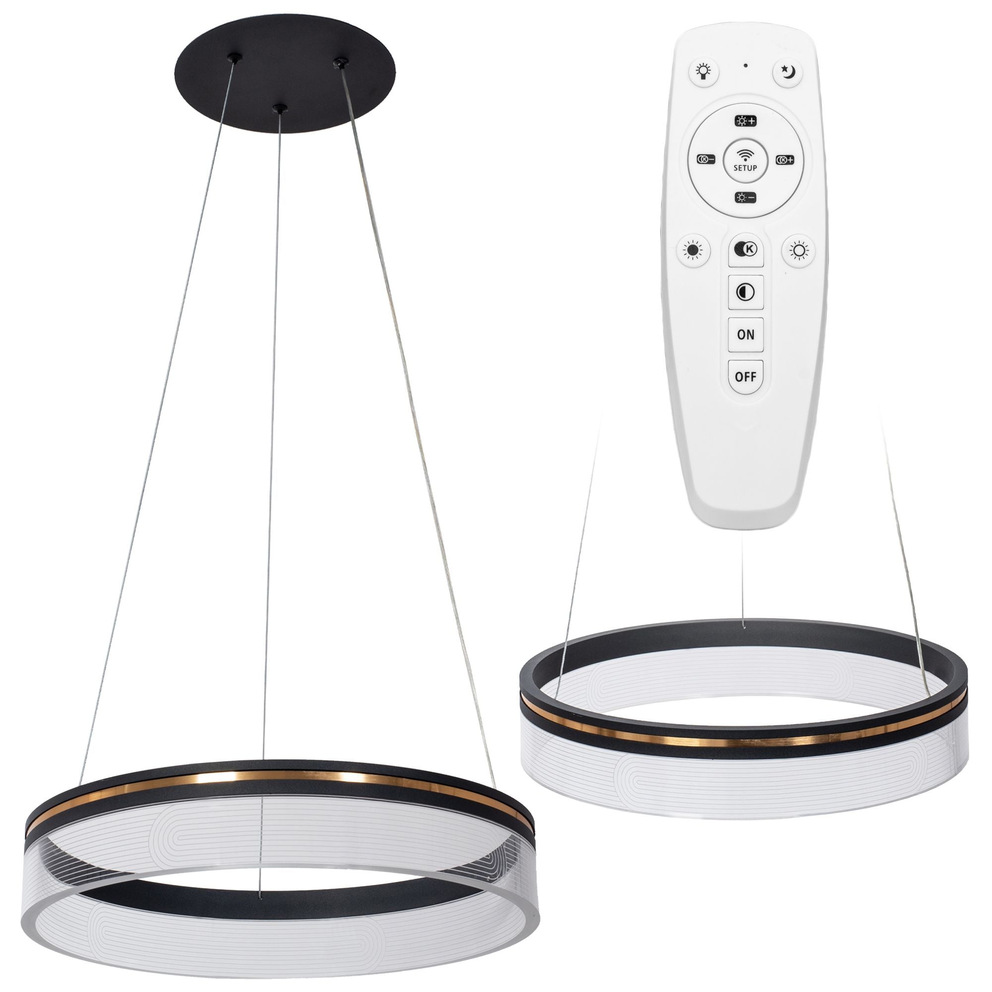 Lampada App1191-cp 40cm Black