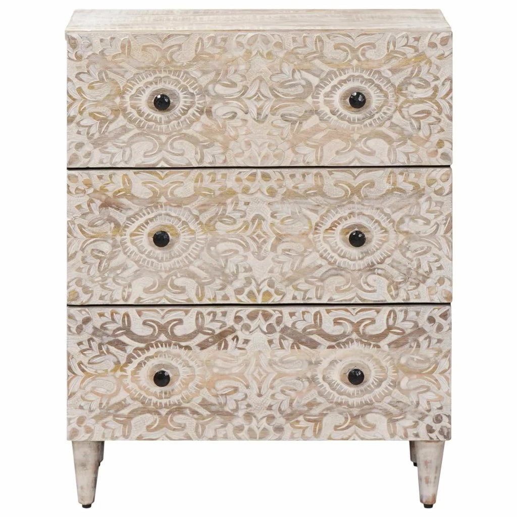 Credenza con Ripostiglio Bianco 60 x 33,5 x 75 cm 4018371