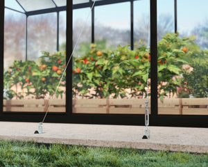 Serra Da Giardino in Policarbonato 308x304x285 cm- colore Nero Canopia ARIA Ibrida