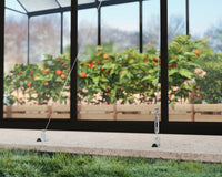 Serra Da Giardino in Policarbonato 608x304x285 cm- colore Nero Canopia ARIA Ibrida