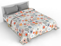 Trapuntino Singolo Doubleface con Stampa Acquerello