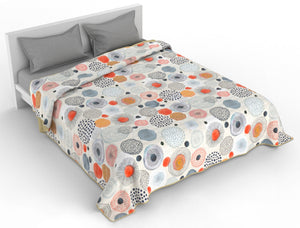 Trapuntino Singolo Doubleface con Stampa Acquerello