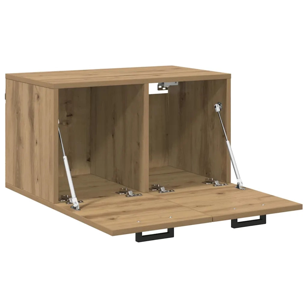 Armadietto a Muro | Mobiletto a muro Rovere artigianale 60 x 36,5 x 35 cm