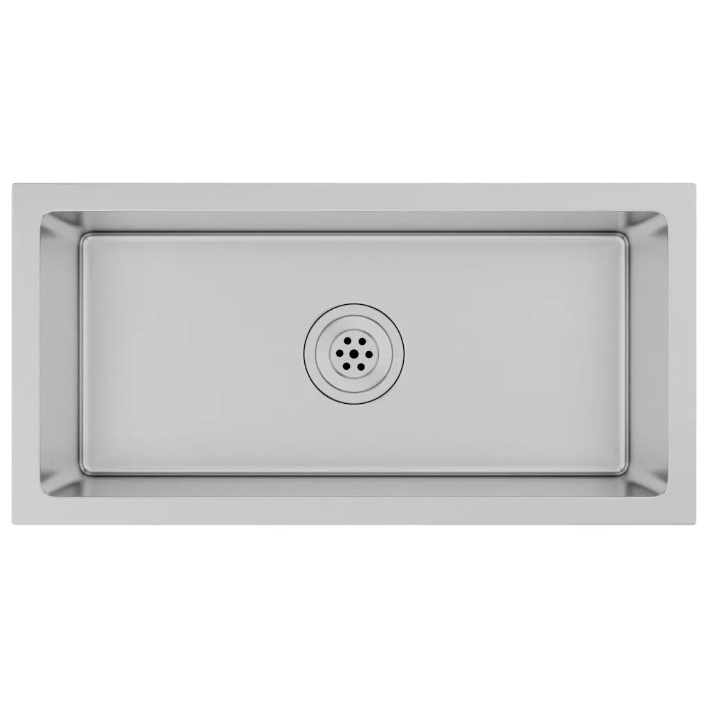 Lavello da Cucina Lavorato a Mano in Acciaio Inox CFW2573082