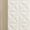 Mobiletto bagno Edge Bianco 60 x 79.5 cm con 2 ante e 3 scomparti Vicco