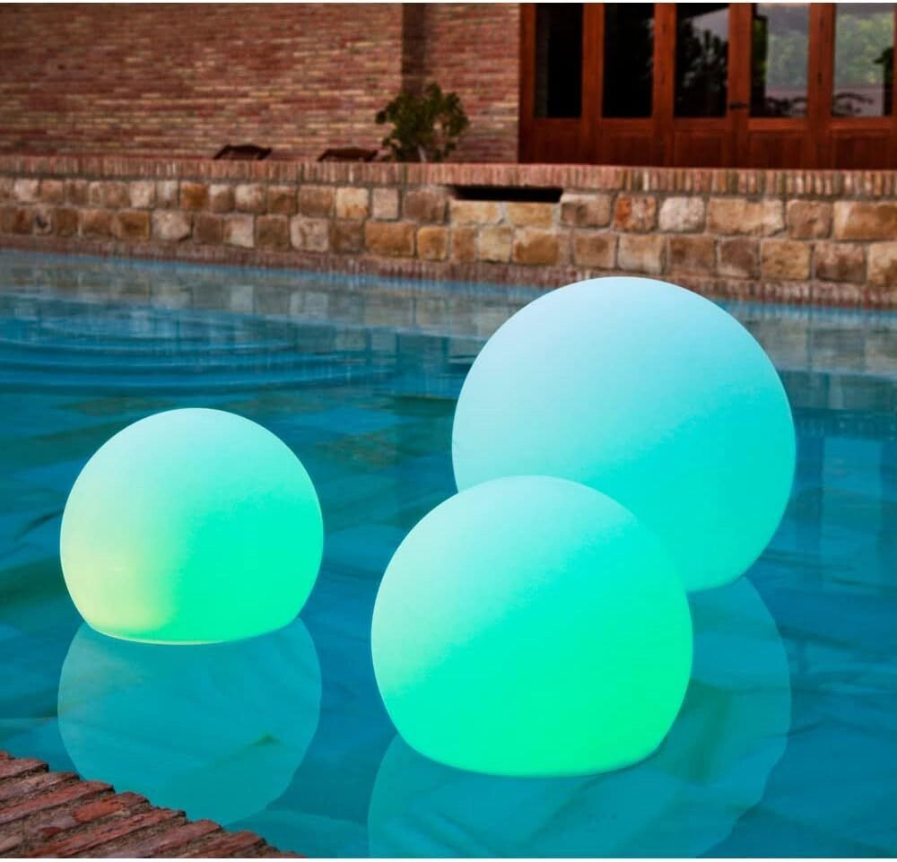 Newgarden LUMBL040FTNW Buly 40 Lampada Sfera LED Solare Galleggiante IP68 RGBW 1W 40 cm colore Bianco