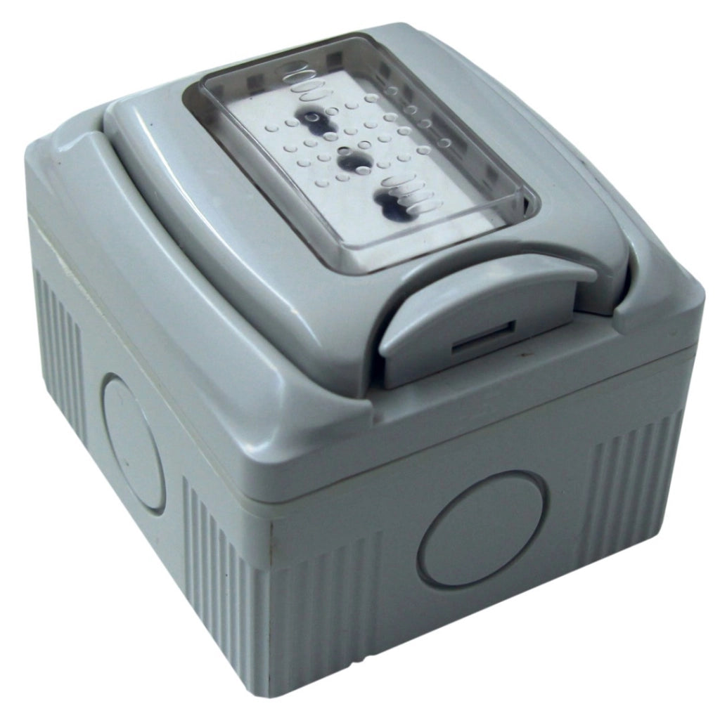Contenitore Stagno Con Presa Bivalente - Electraline