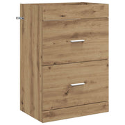 Mobiletto da Bagno Sotto Lavabo Rovere Artigianale
