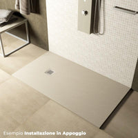 Piatto Doccia in Pietra 90x120 cm Pedrinelli Ardesia Stone Side Sabbia