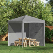 Parete per tenda da festa 2 pcs Grigio Chiaro 200 x 195 cm 42033019